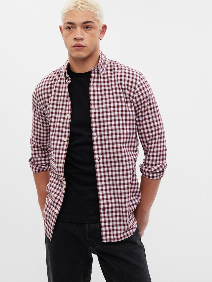 Gap mens on sale shirts clearance