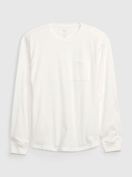 White Flannel Long Sleeve T-Shirt (K17407) | £12