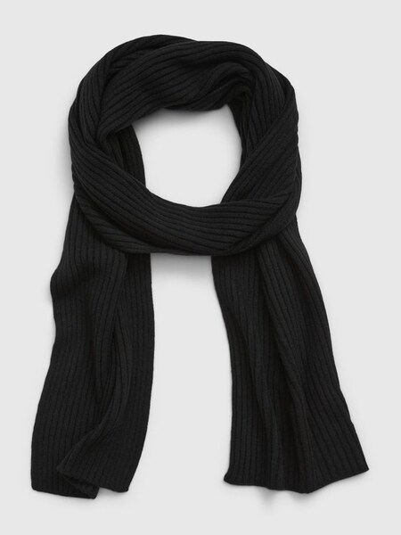 Black CashSoft Scarf (K18638) | £35