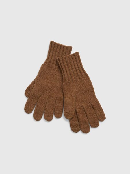 Brown CashSoft Gloves (K18641) | £20