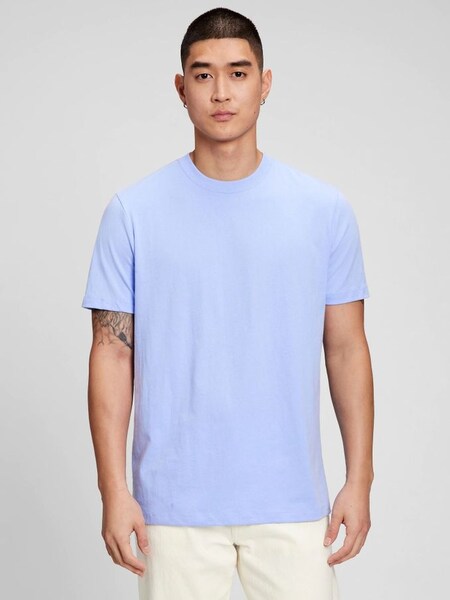 Blue Everday Soft Short Sleeve Crewneck T-Shirt (K21214) | £6