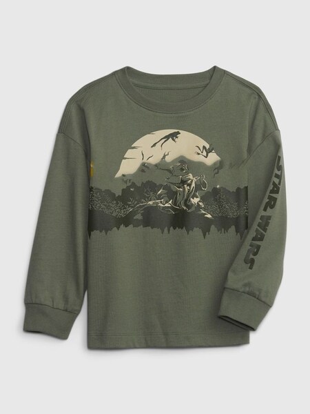 Green Star Wars Graphic T-Shirt (K21265) | £18