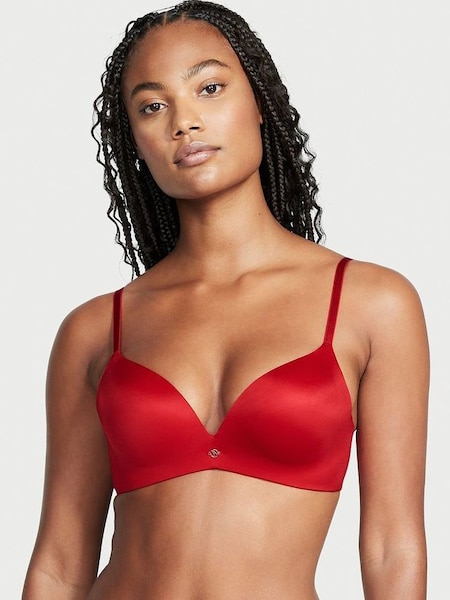Lipstick Red So Obsessed Non Wired Push Up Bra (K22285) | £45