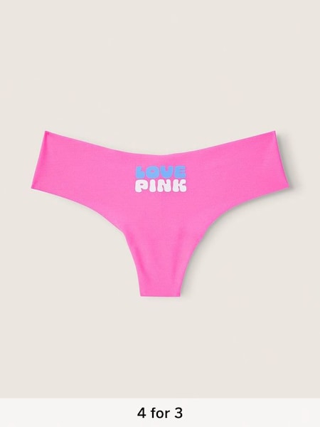 Radiant Rose Pink No Show Thong Knickers (K24498) | £9