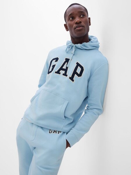 Light Blue Logo Hoodie (K27696) | £26