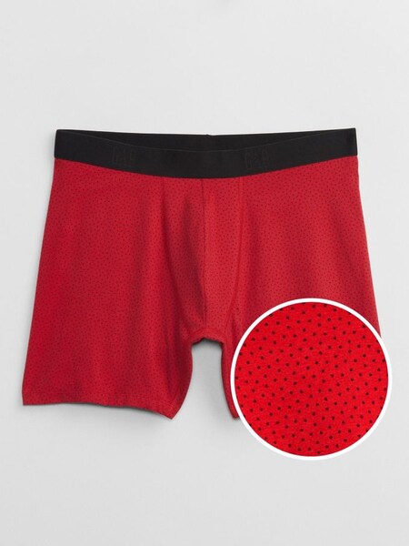 Red 5" Print Boxer Briefs (K27826) | £8
