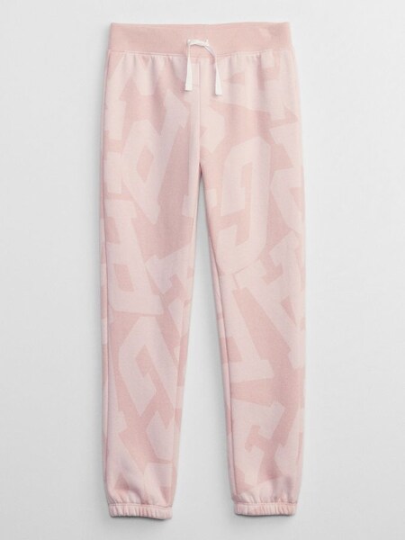 Pink All Over Logo Print Joggers (K27859) | £18