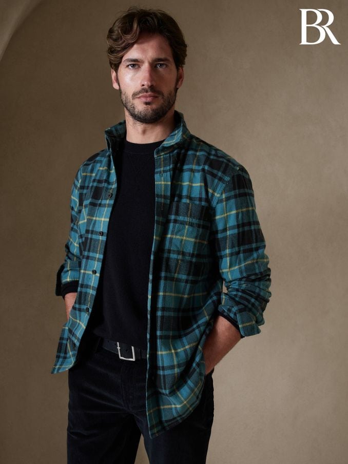 Buy Men s Blue Dress Shirt Shirts Online Gap UK