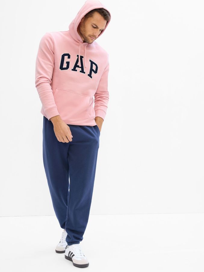 Gap pink hoodie mens hot sale