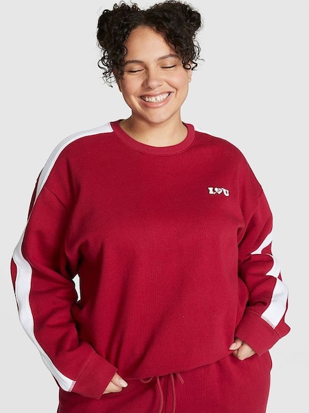 Red Laquer Fleece Sweatshirt (K30929) | £39