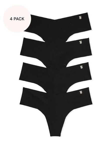 Black Thong Multipack Knickers (K31550) | £20