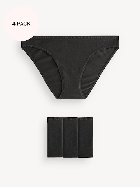 Black Bikini Multipack Knickers (K32057) | £20