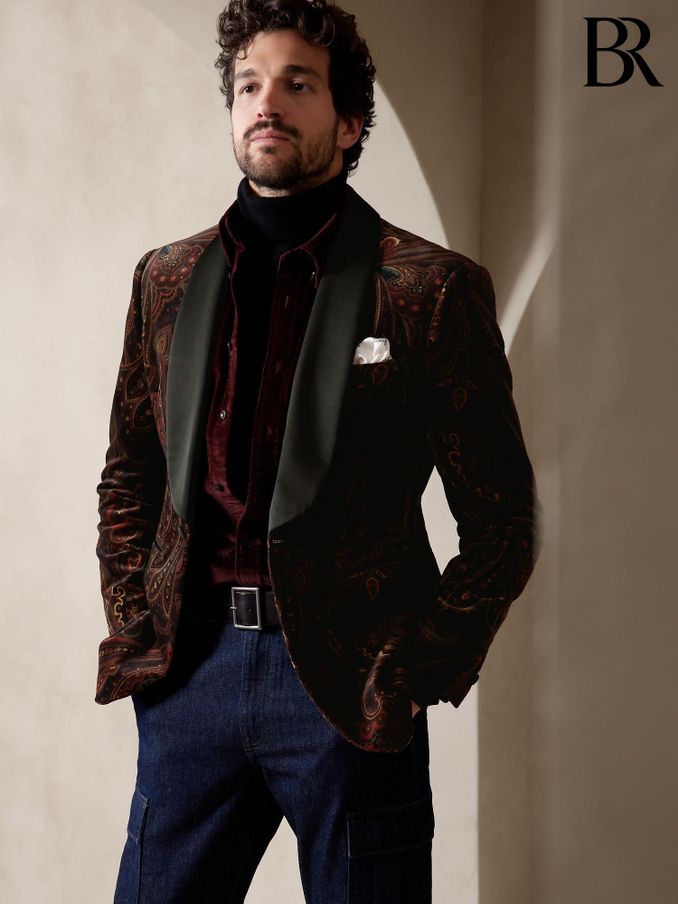 Banana republic blazer top sale