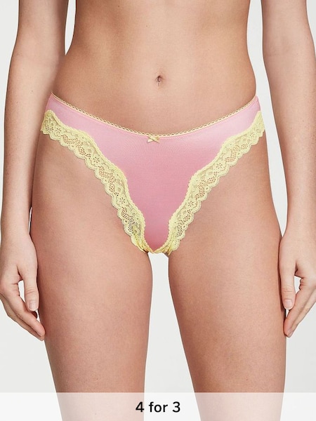 Pretty Blossom Pink Thong Knickers (K32190) | £10