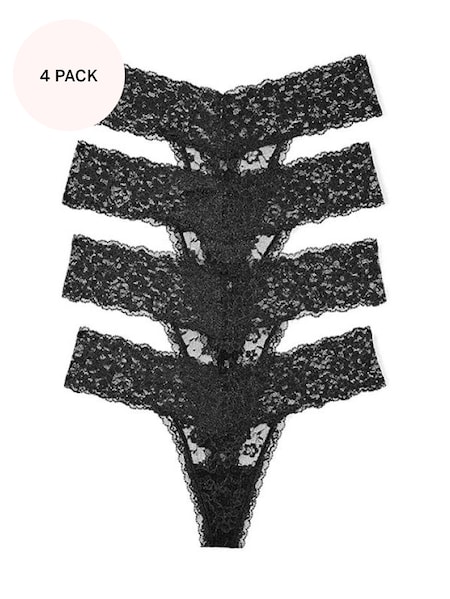 Black Thong Multipack Knickers (K32248) | £20