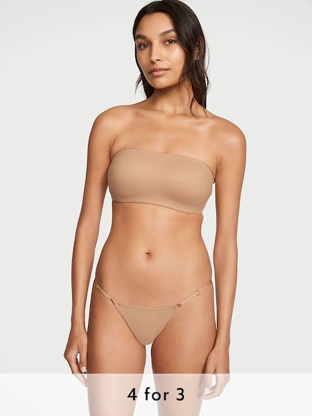 Beige Smooth Thong Knickers (K33459) | £14
