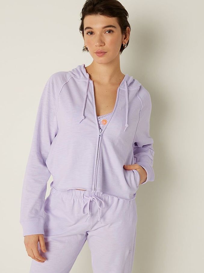 Victoria secret pink purple hoodie online