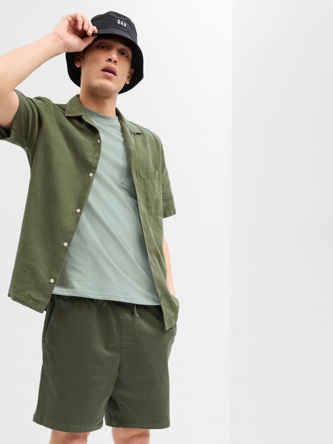 Gap men's short sleeve best sale shirts