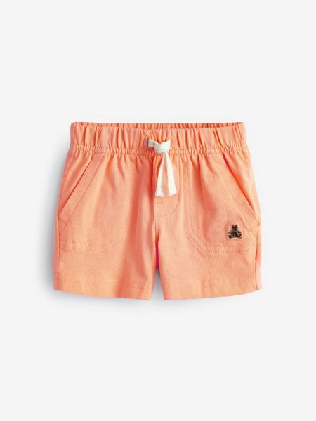 Orange Pull On Cotton Shorts - Baby (K41788) | £5