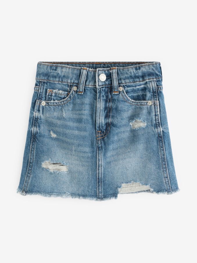 Newborn jean skirt 2025