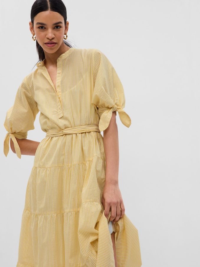 Buy Women s Button Neck Sale Dresses Online Gap UK
