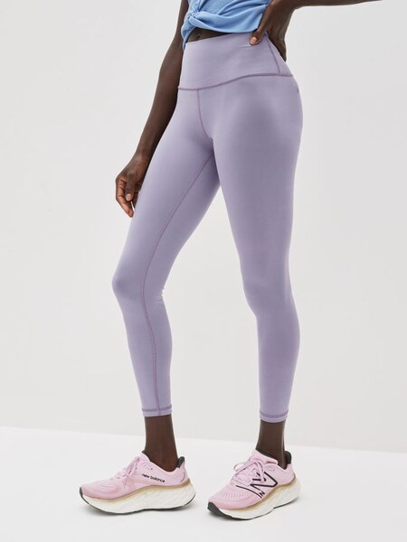 Lilac Purple High Rise Full Length Leggings (K42286) | £15