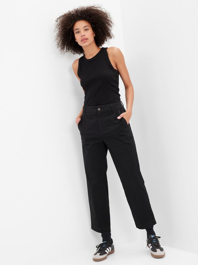 Linen Blend 3/4 Length Trousers – Fashionably