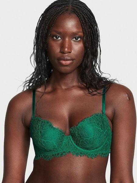 Spruce Green Lace Lightly Lined Full Cup Bra (K43654) | £49