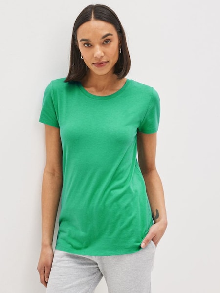Dark Green Favourite Short Sleeve Crew Neck T-Shirt (K43826) | £5