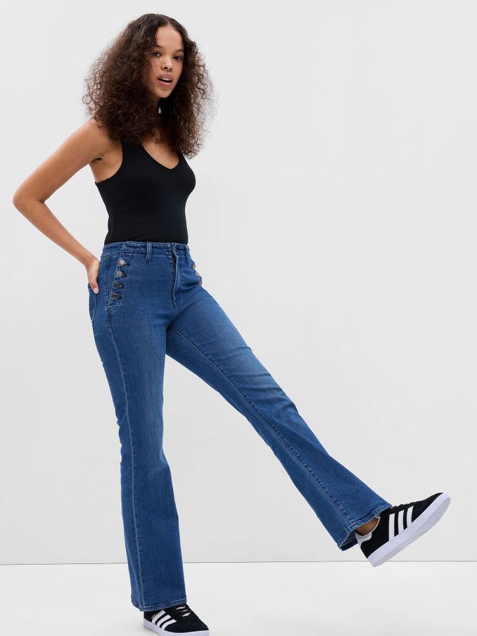 Flared jeggings best sale uk