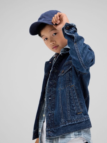 Blue Icon Denim Jacket - Kids (K44391) | £35