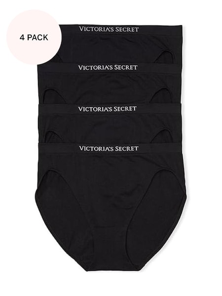 Black High Leg Multipack Knickers (K45510) | £20