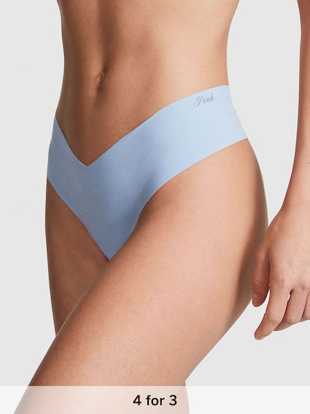 Harbor Blue No-Show Thong Knickers (K45610) | £9