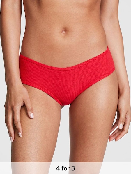 Red Pepper Waffle Cotton Cheekster Knickers (K45615) | £9