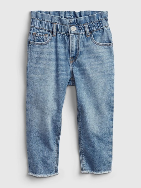 Mid Wash Blue Pull-On Just Like Mom Jeans (K45911) | £20