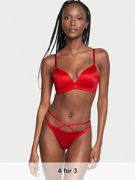 Lipstick Red Smooth Thong Knickers (K48446) | £14