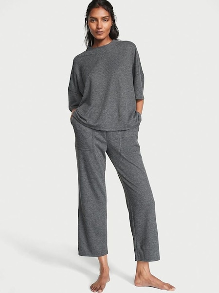 Pure Black Long Pyjamas (K48934) | £49