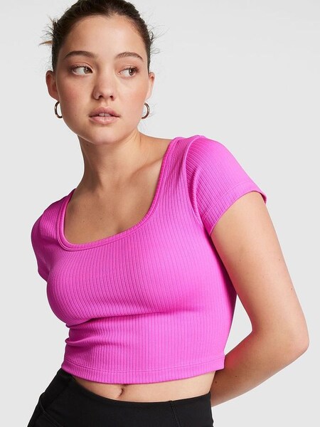 Pink Berry Seamless Short Sleeve T-Shirt (K49765) | £26