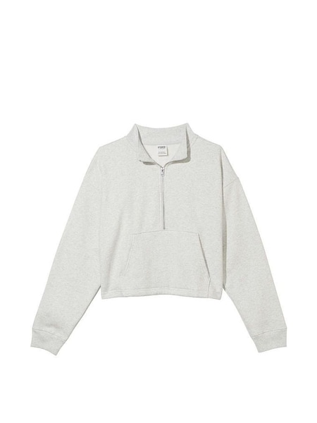 Heather Stone Grey  Fleece Sweatshirt (K49806) | £46