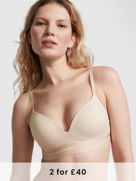 Marzipan Nude Non Wired Push Up Smooth T-Shirt Bra (K49833) | £30