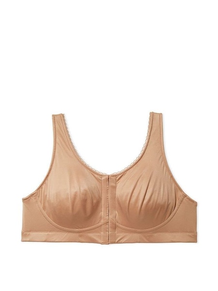 Praline Nude Smooth Front Fastening Post Surgery Unlined Bra (K52460) | £39