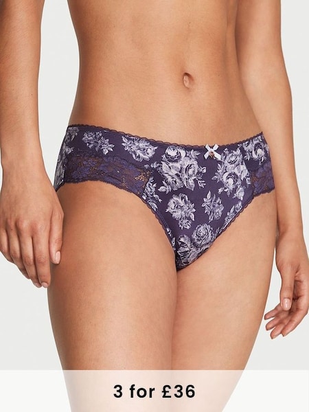 Valiant Purple Floral Lace Hipster Knickers (K52530) | £14