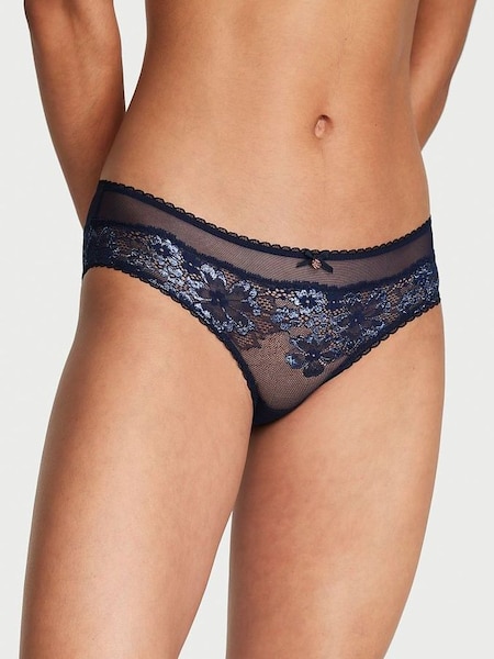 Noir Navy  Lace Hipster Knickers (K52705) | £14
