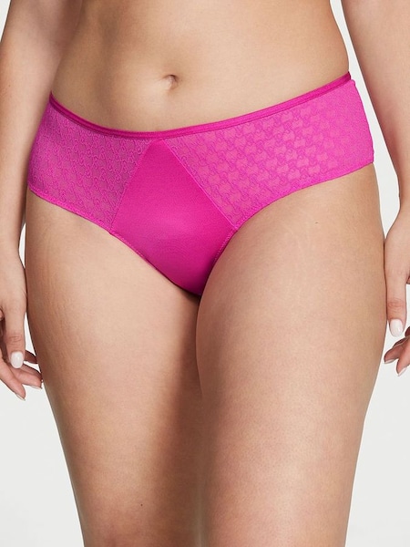 Fuchsia Frenzy Pink Lace Cheeky Icon Knickers (K53021) | £14