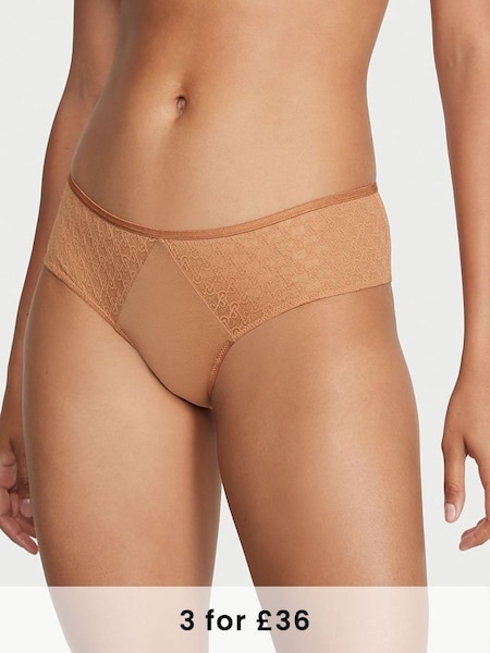 Toffee Nude Lace Cheeky Icon Knickers (K53028) | £14