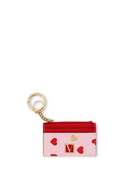 Lipstick Red Mini Heart The Victoria Card Case Keyring (K54756) | £18