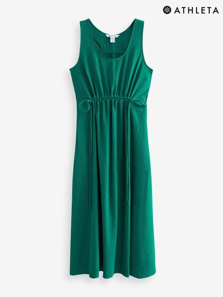 Athleta Green Echo Sleeveless Midi Dress (K59050) | £100