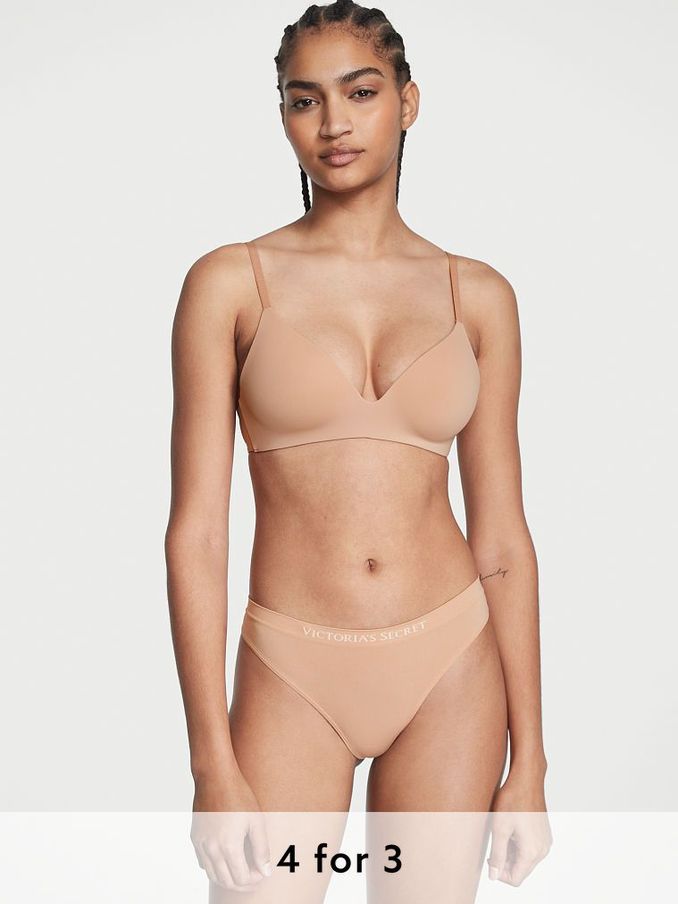 Nude Thongs Nude V String Knickers Victoria s Secret UK