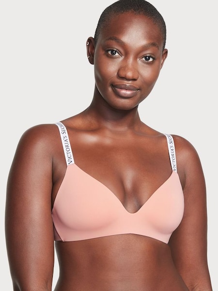 Misty Rose Pink Non Wired Lightly Lined T-Shirt Bra (K60250) | £35