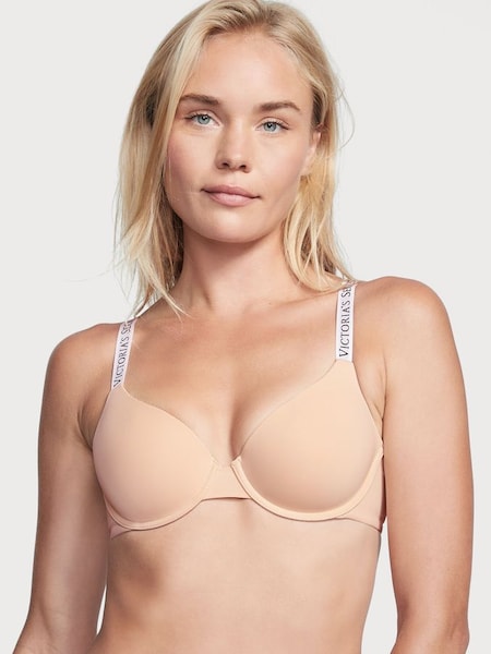 Champagne Nude Lightly Lined Demi T-Shirt Bra (K60253) | £35